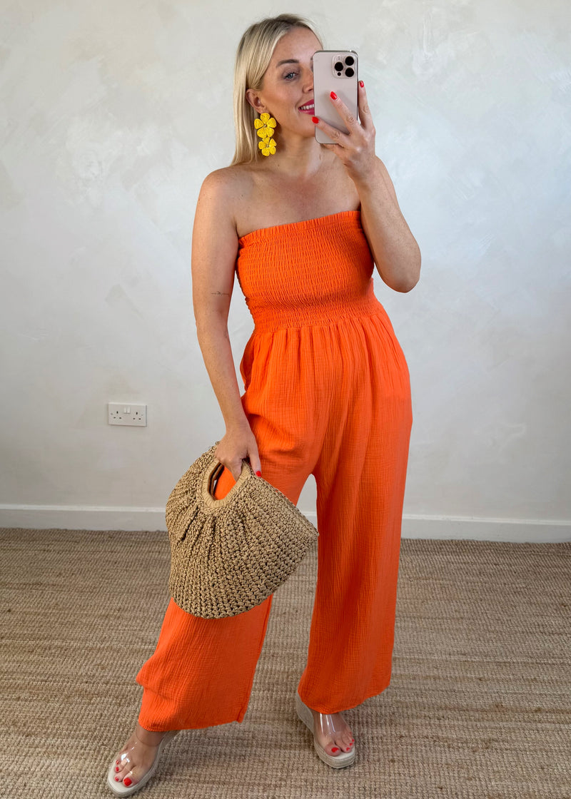 Sarah cheesecloth jumpsuit-The Style Attic