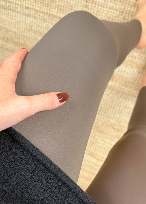 Sculpt leggings - taupe-The Style Attic
