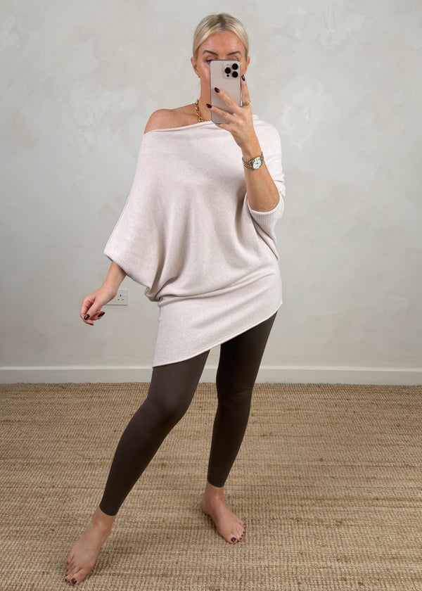 Sculpt leggings - taupe-The Style Attic