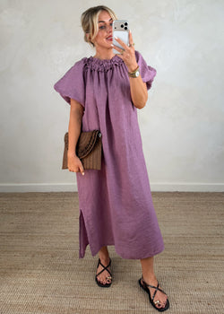 Serafina pure linen dress