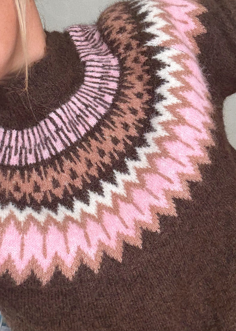 Sezane fair isle knit-The Style Attic