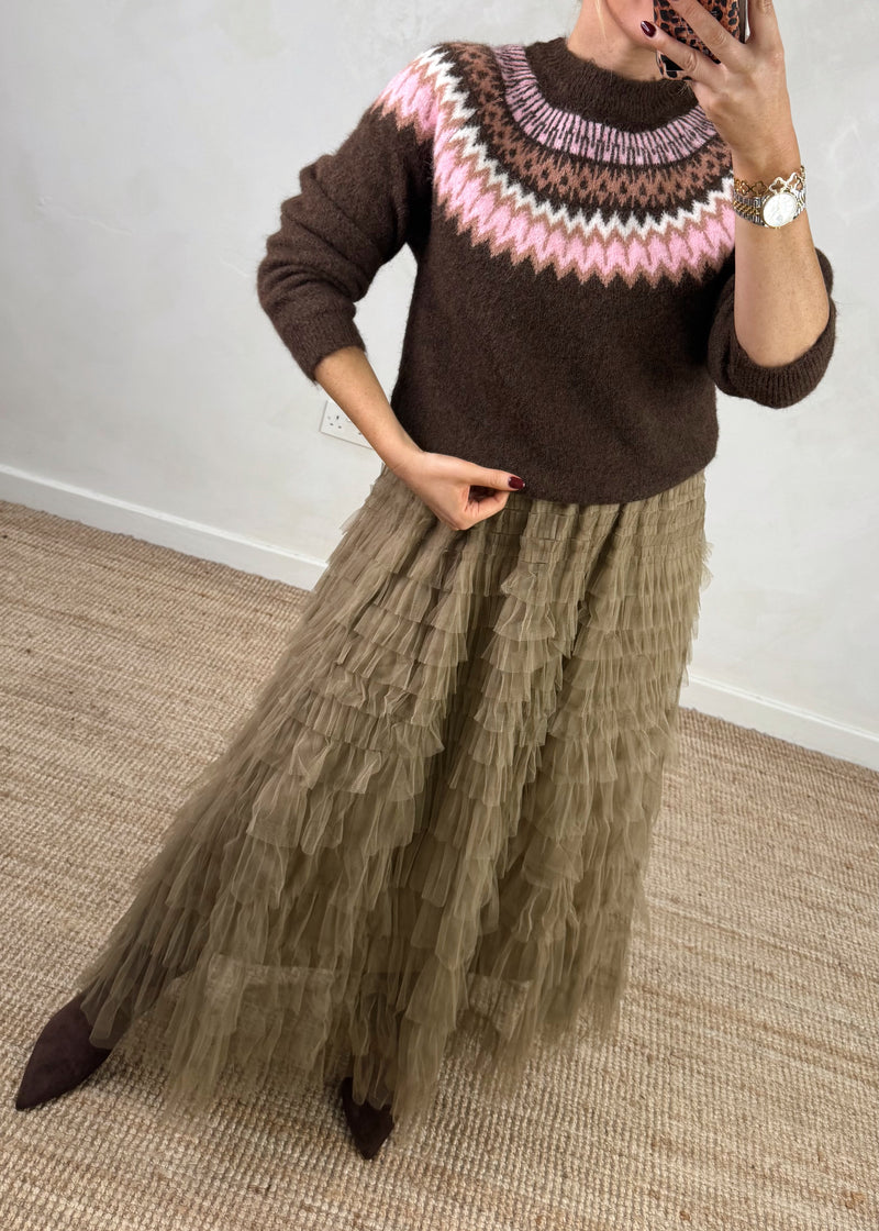 Sezane fair isle knit-The Style Attic