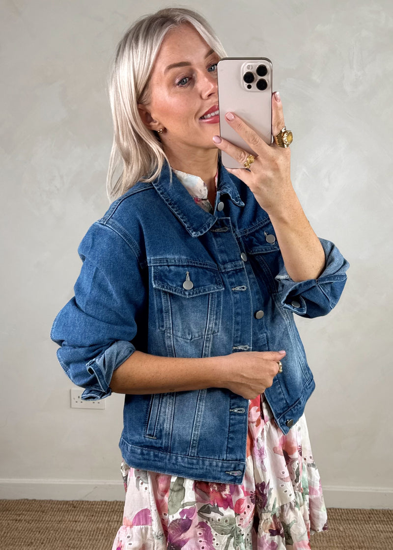 Shannon denim jacket-The Style Attic