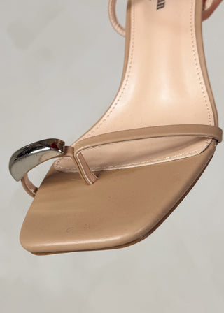 Simone heel - nude-The Style Attic