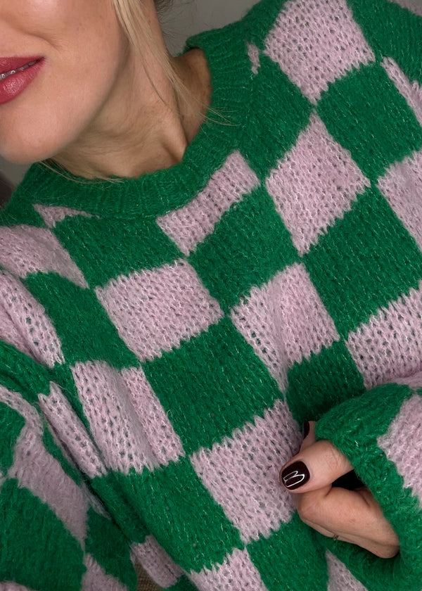 Skater girl knit - Green-The Style Attic