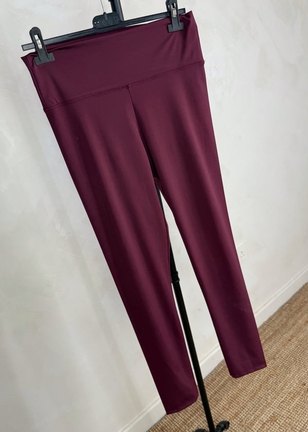 Slinky base layer legging - damson-The Style Attic