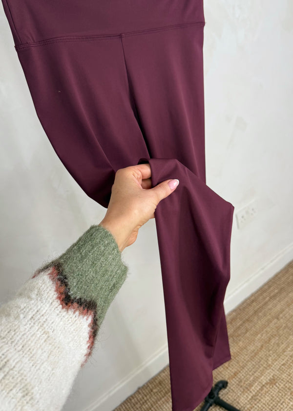 Slinky base layer legging - damson-The Style Attic