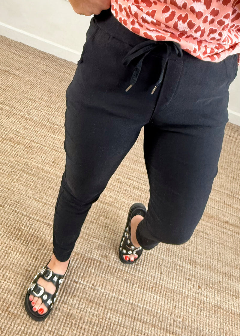 Smooth Magic Pants - Black-The Style Attic