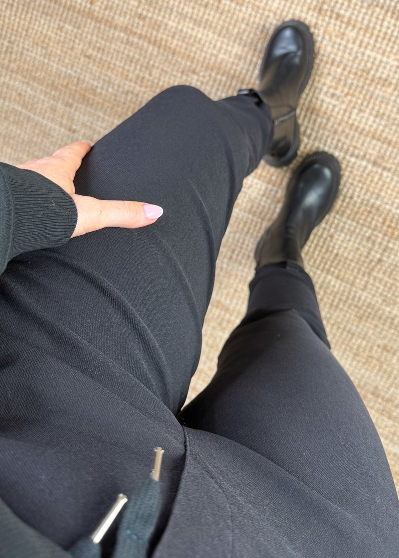 Smooth Magic Pants - Black-The Style Attic