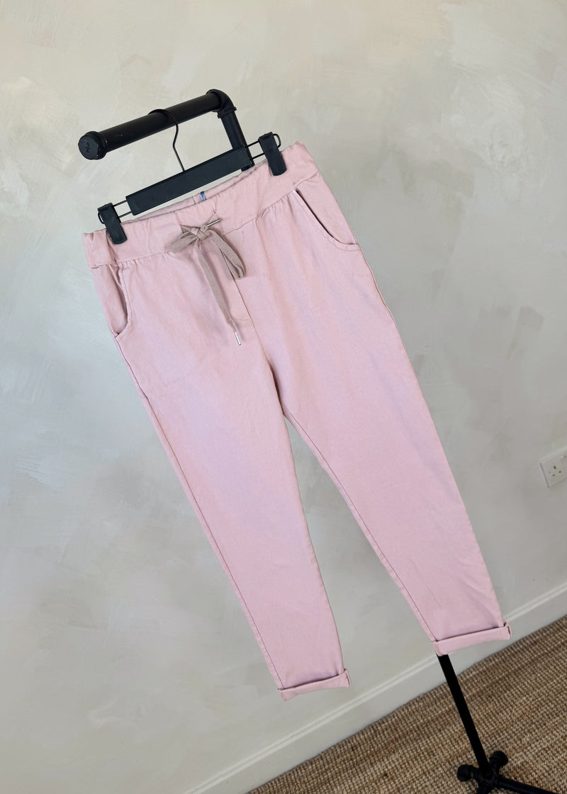 Smooth Magic Pants - Blush-The Style Attic