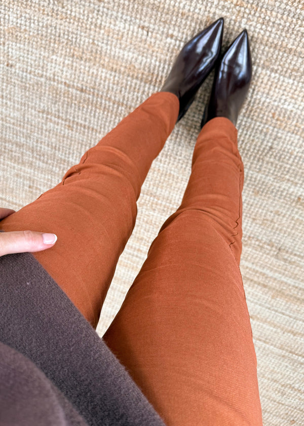Smooth Magic Pants - berry-The Style Attic