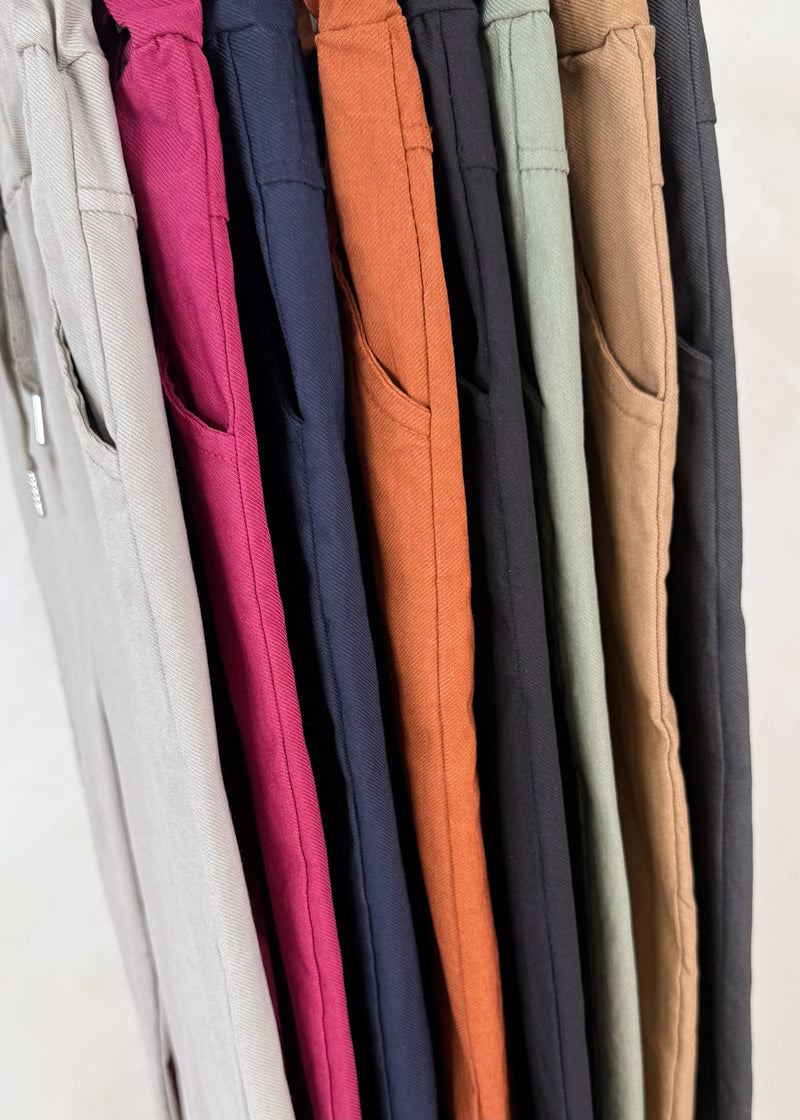Smooth Magic Pants - rust-The Style Attic
