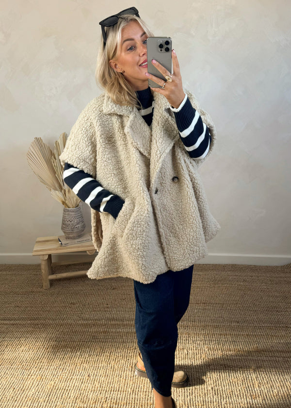 Snug Teddy jacket-The Style Attic