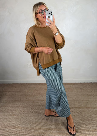 Sol sweater - Camel-The Style Attic