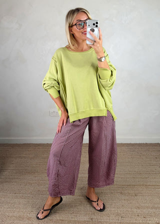 Sol sweater - Pistachio-The Style Attic