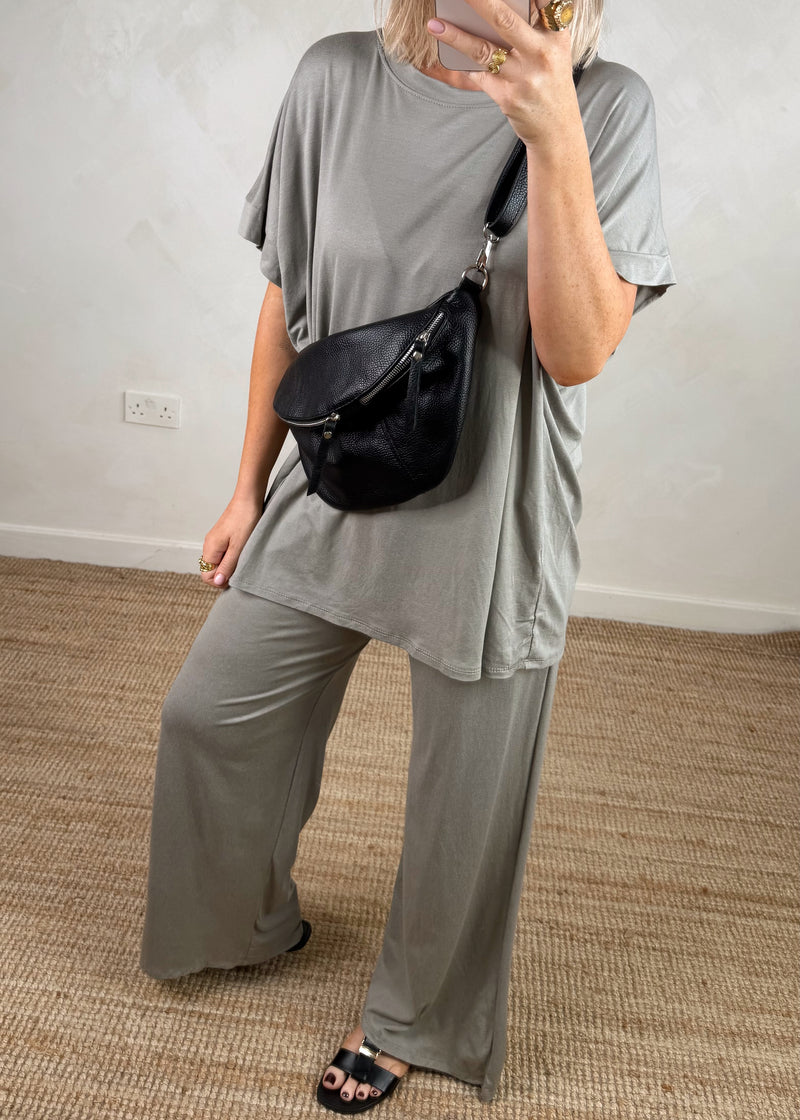 Sophia co-ord set - mocha-The Style Attic