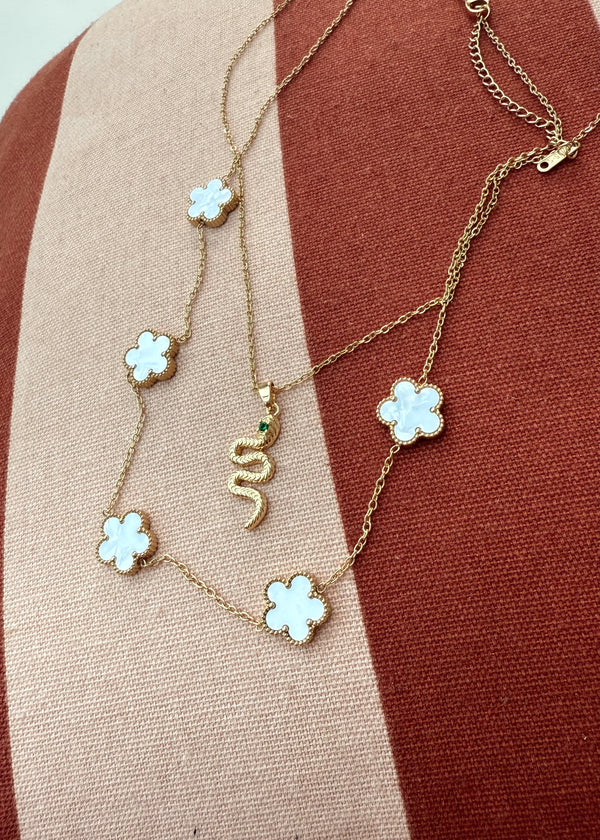 Stainless steel charm necklace-The Style Attic