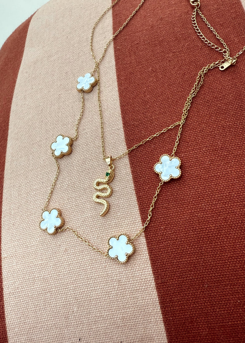 Stainless steel charm necklace-The Style Attic