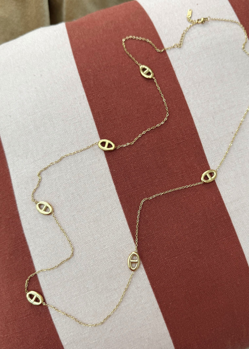 Stainless steel charm necklace-The Style Attic