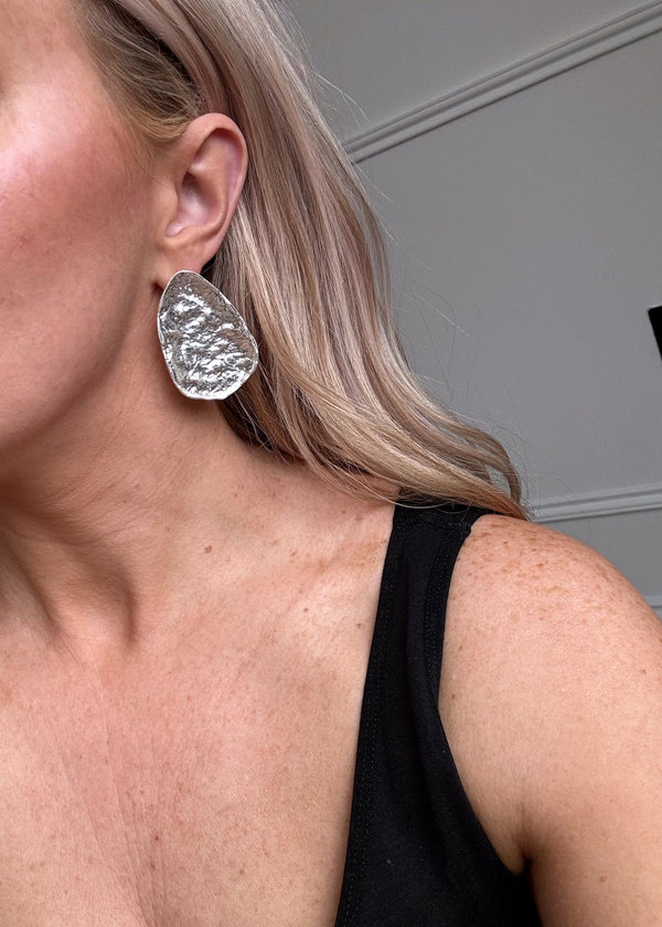 Statement earrings - silver-The Style Attic