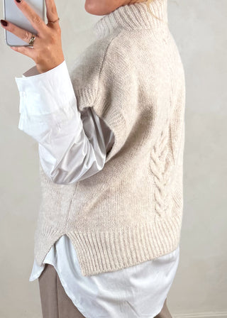 Steph cable knit-The Style Attic