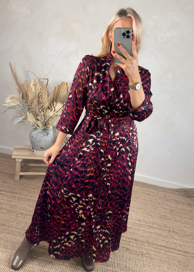 Stephanie maxi - merlot (to a size 20)-The Style Attic