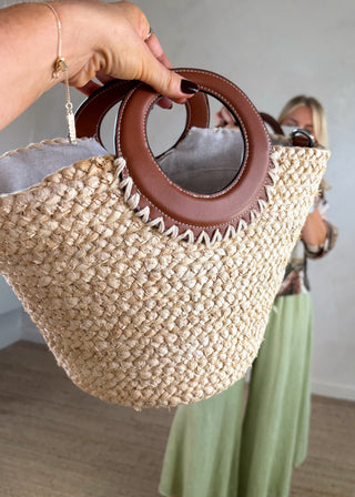 Summer basket bag-PH5993-The Style Attic