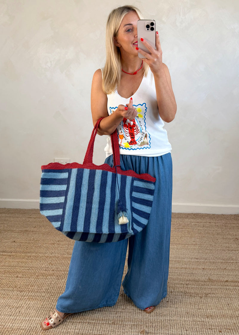 Sunset vest - lobster-The Style Attic