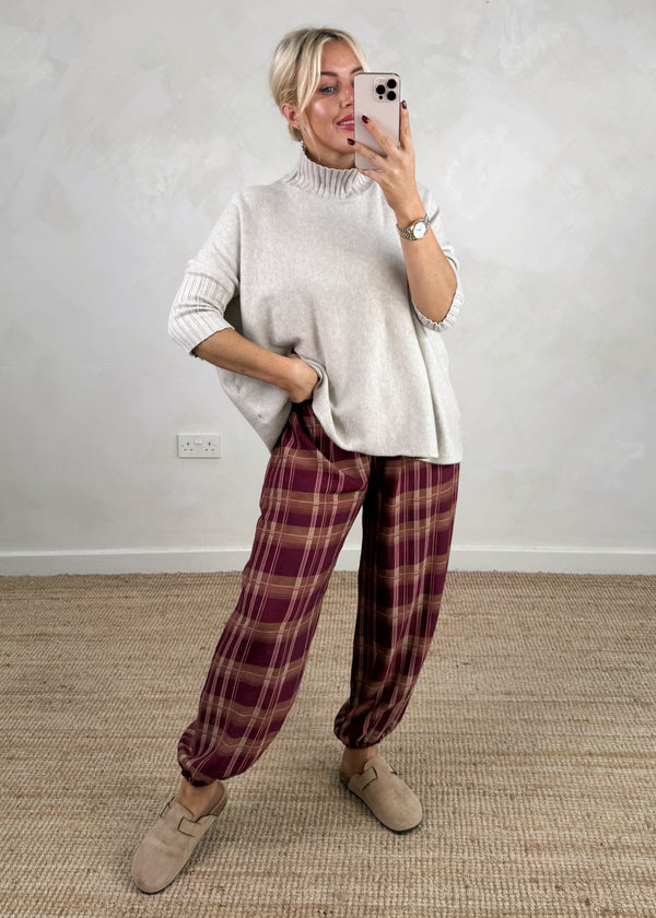 Susannah ribbed knit - oatmeal-The Style Attic