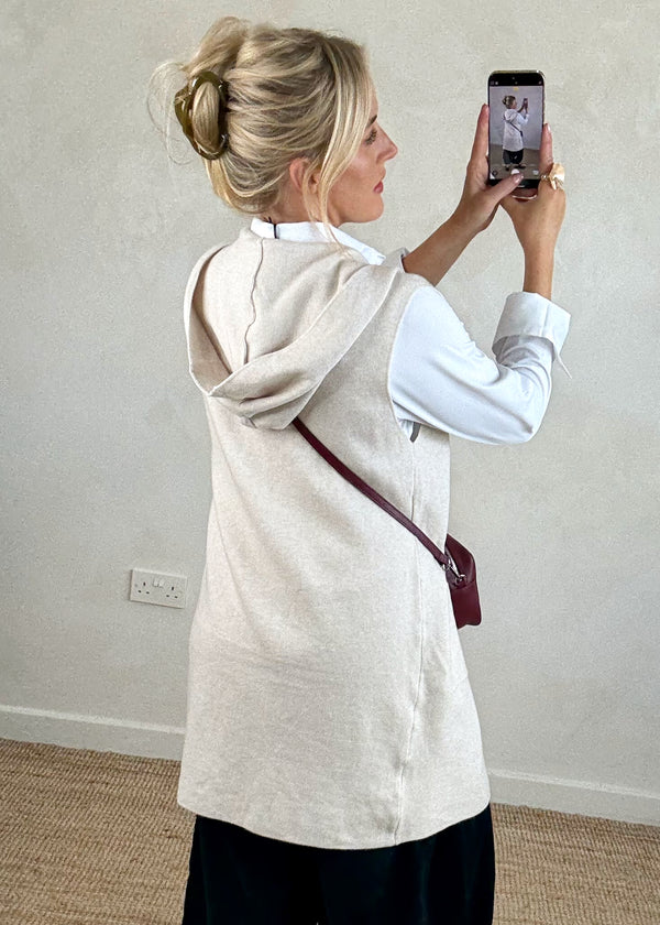 Suzie layering shirt - white-The Style Attic
