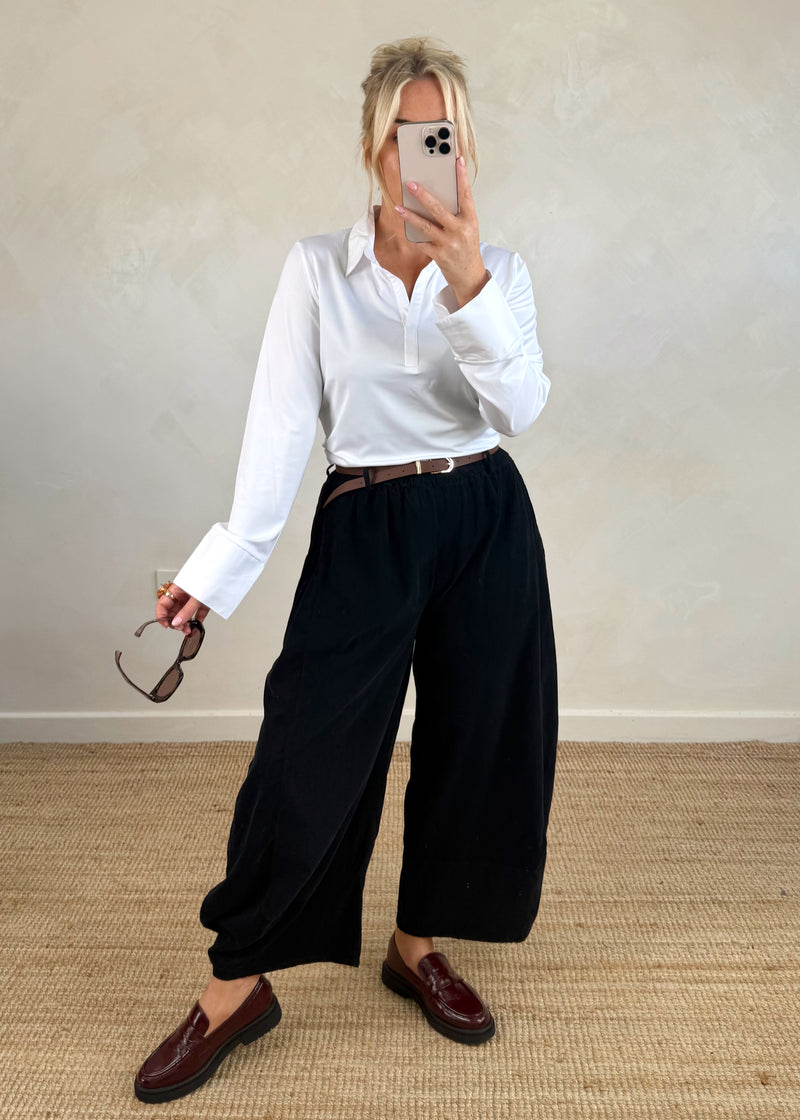 Suzie layering shirt - white-The Style Attic
