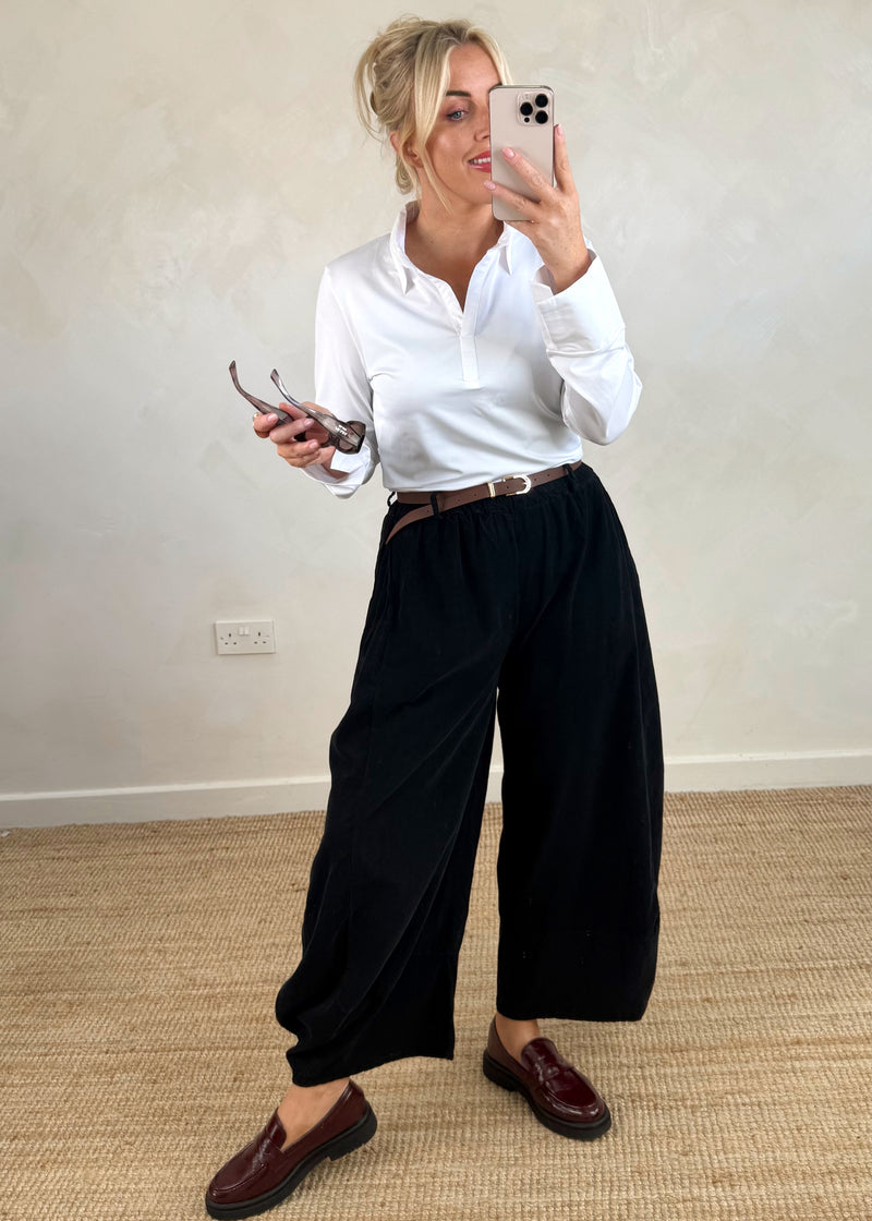Suzie layering shirt - white-The Style Attic