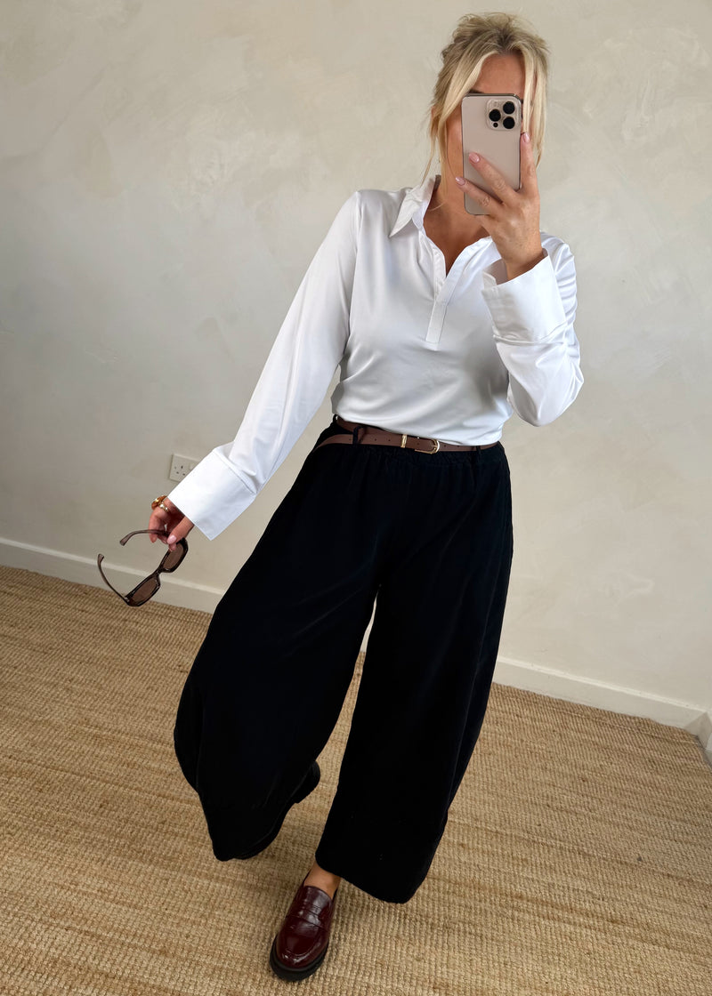 Suzie layering shirt - white-The Style Attic