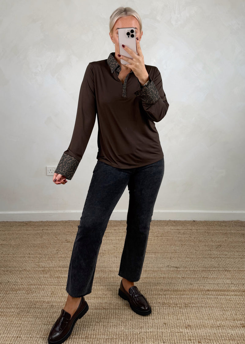 Suzie leopard layering shirt-The Style Attic