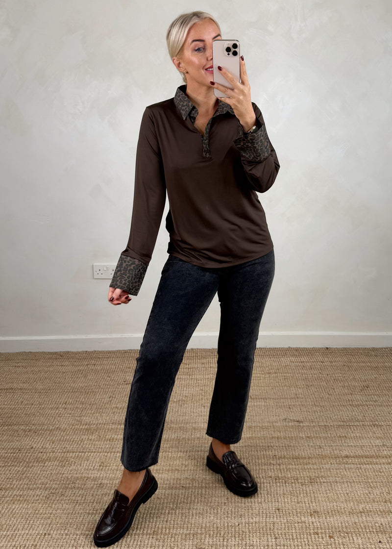 Suzie leopard layering shirt-The Style Attic
