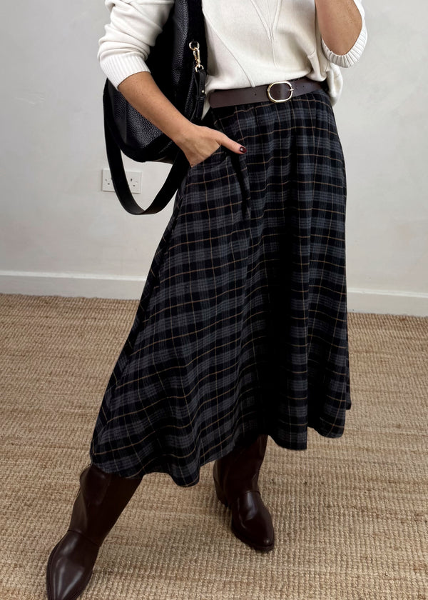 Tabitha checked skirt - one-The Style Attic