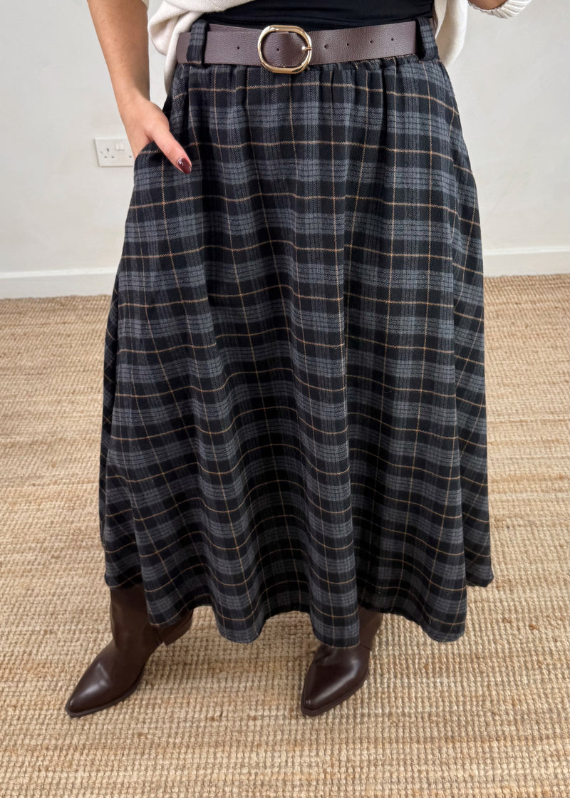 Tabitha checked skirt - one-The Style Attic