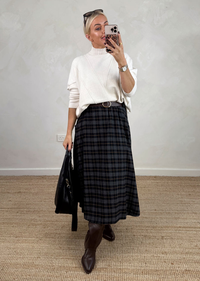 Tabitha checked skirt - one-The Style Attic