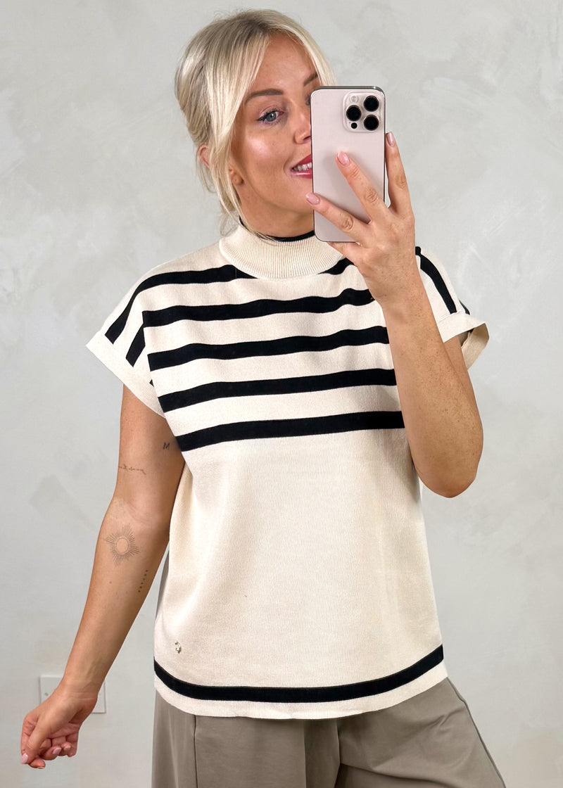 Tai Striped knit - Cream-The Style Attic