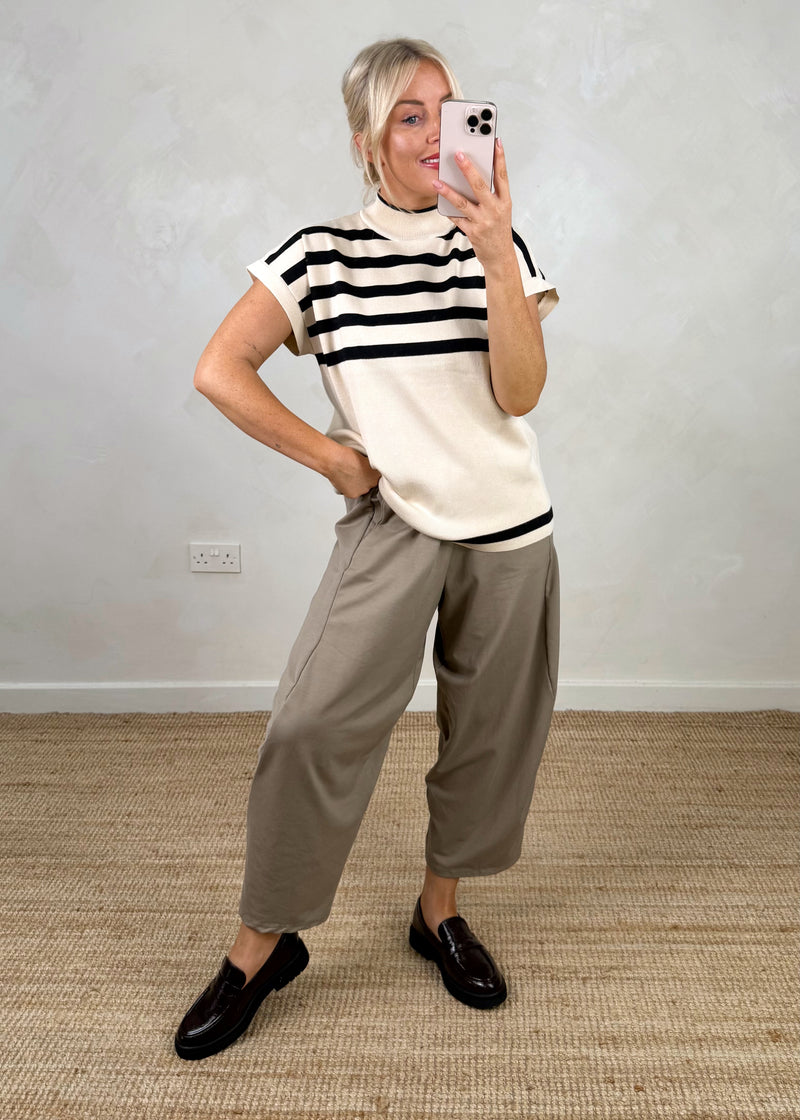 Tai Striped knit - Cream-The Style Attic