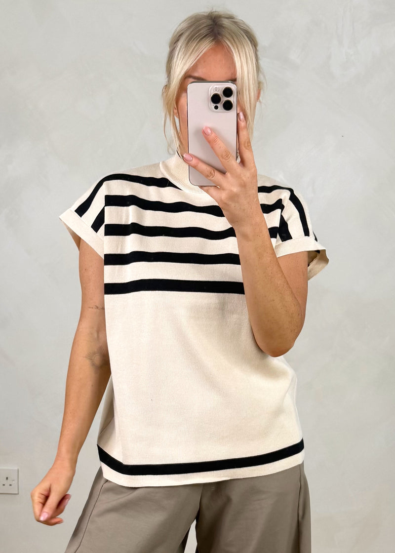 Tai Striped knit - Cream-The Style Attic