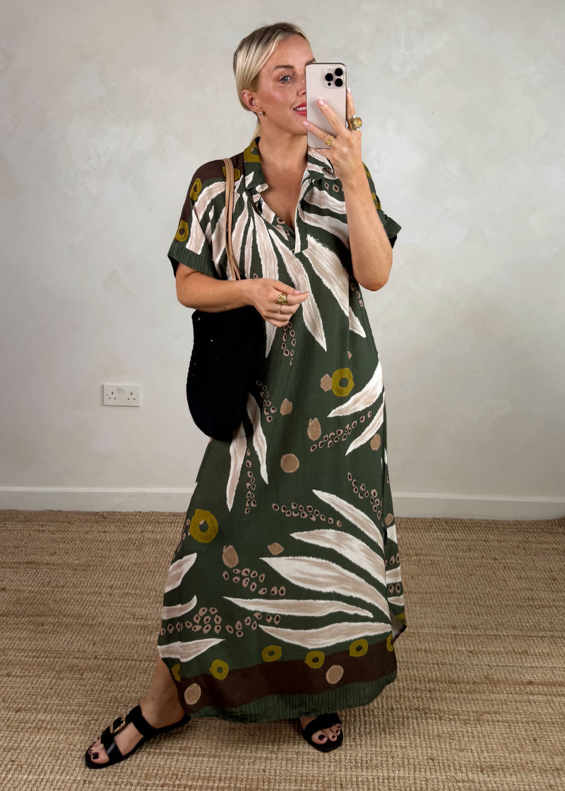 Tawny maxi - khaki-The Style Attic