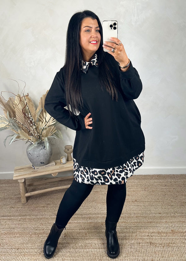 ruby leopard shirt sweater