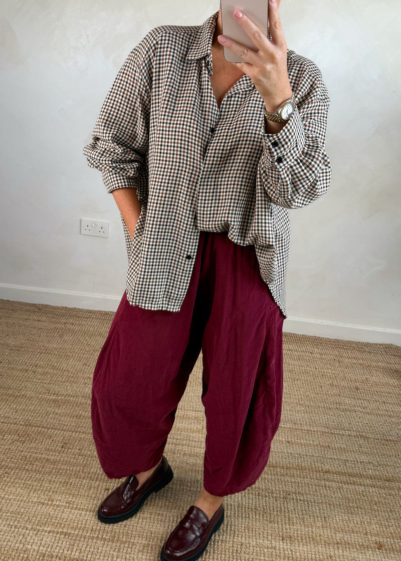 Oliver checked shirt