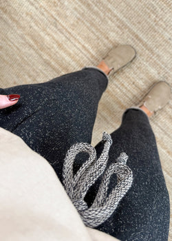 Marl blend jogger - charcoal