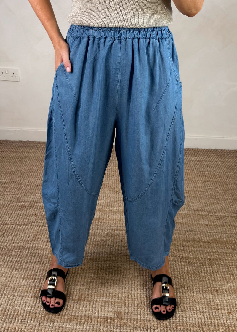 Carmel denim trouser - mid