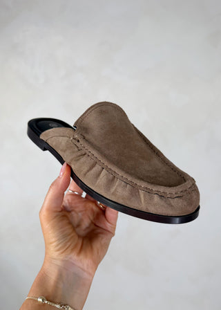 Polly mule loafer - Taupe