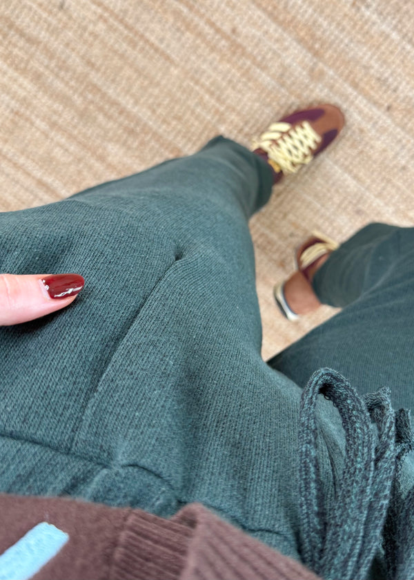 Marl blend jogger - forest