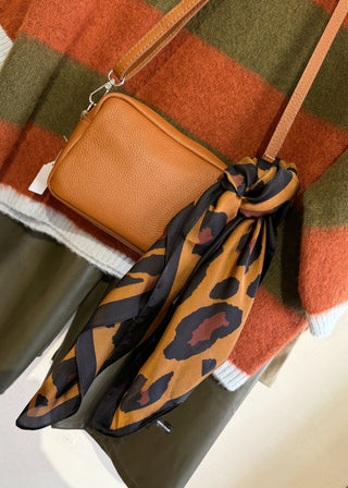 Enlarged leopard scarf