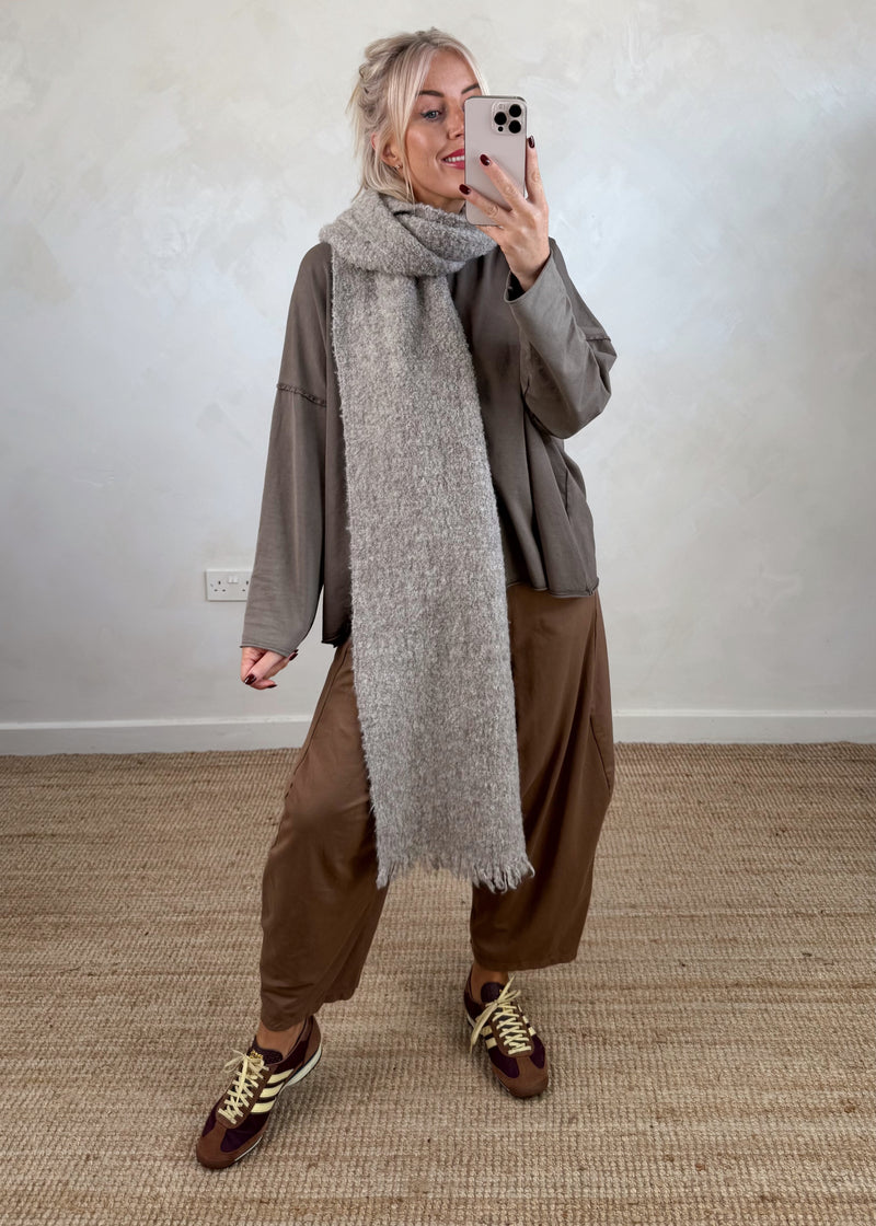 Tarina top - mocha